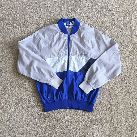 adidas Other - Adidas Men's Gray 70's Trefoil Jacket Size Medium